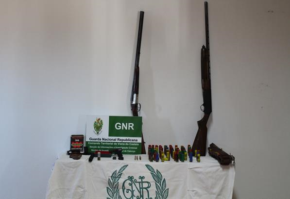 GNR detém  homem por posse de arma proibida em Vila Nova de Cerveira
