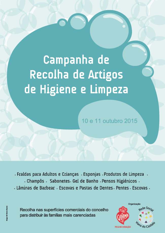 Rede Social de Viana do Castelo promove campanha de recolha de artigos de higiene