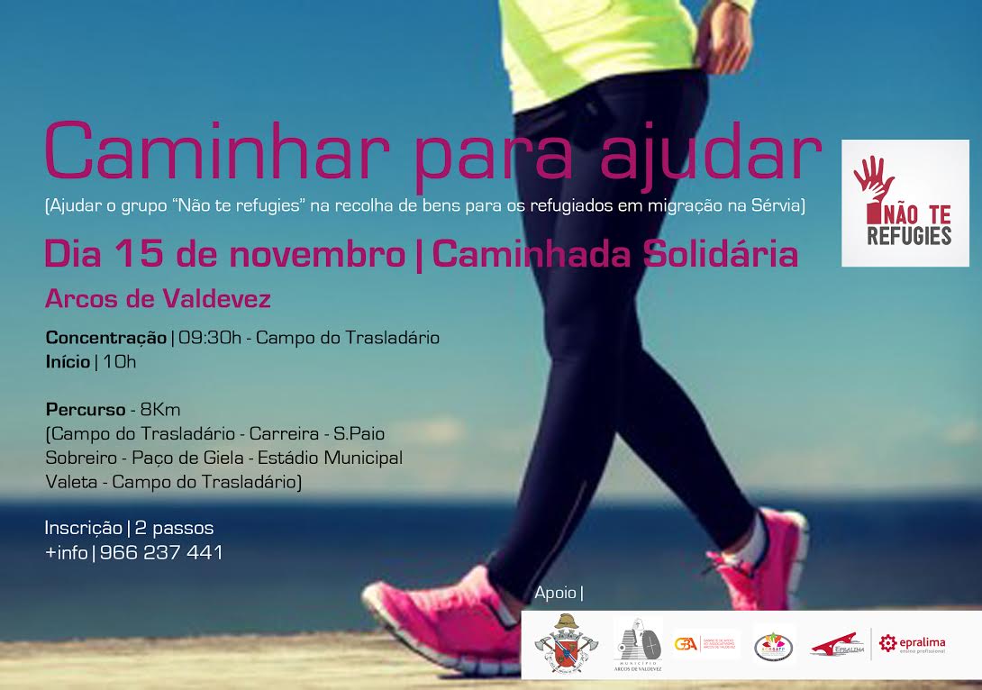 Caminhada solidária em Arcos de Valdevez para ajudar refugiados