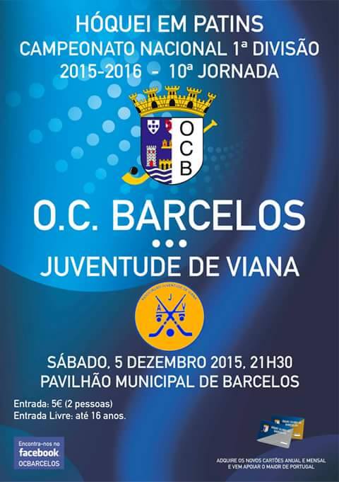 Juventude de Viana perde com Oquei de Barcelos
