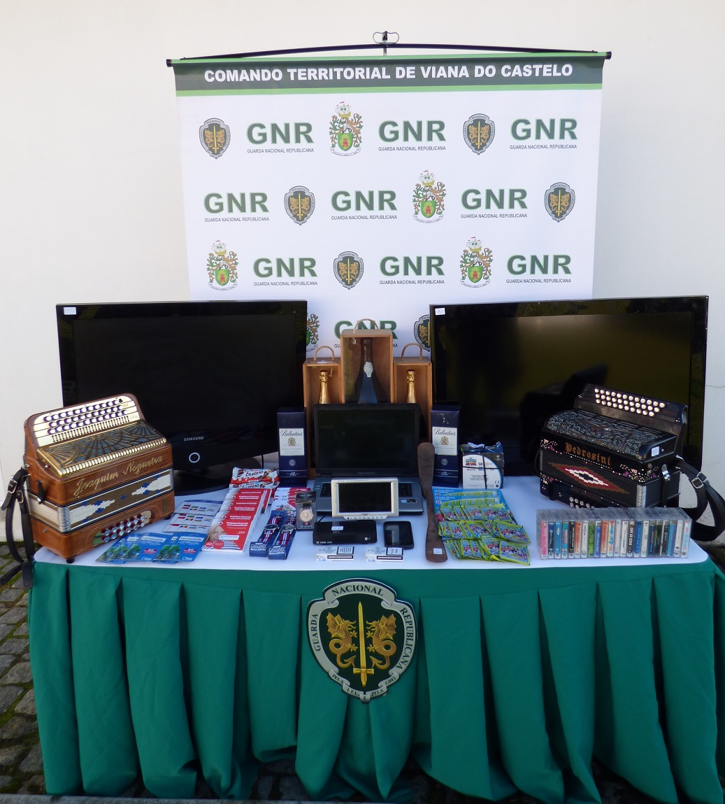 GNR de Viana recupera material roubado e identifica suspeitos