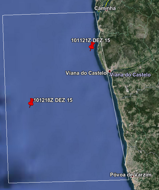Dois navios da Marinha resgatam contentores à deriva no mar ao largo de Viana do Castelo