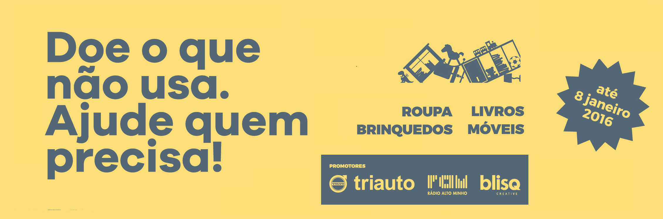 Artigos recolhidos em campanha da RAM, BLISQ E TRIAUTO entregues à Casa dos Rapazes e à Casa Vicentina