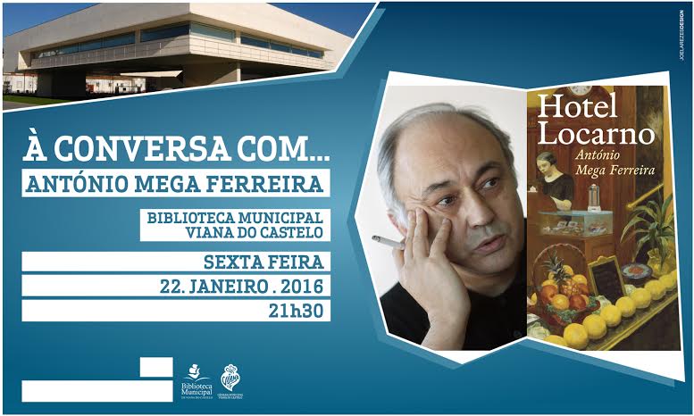 Iniciativa “À Conversa com…” leva António Mega Ferreira à Biblioteca de Viana
