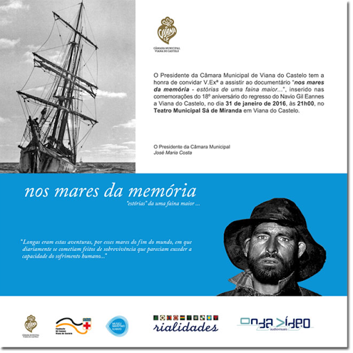 Documentário assinala 18 anos do regresso do Gil Eanes a Viana do Castelo