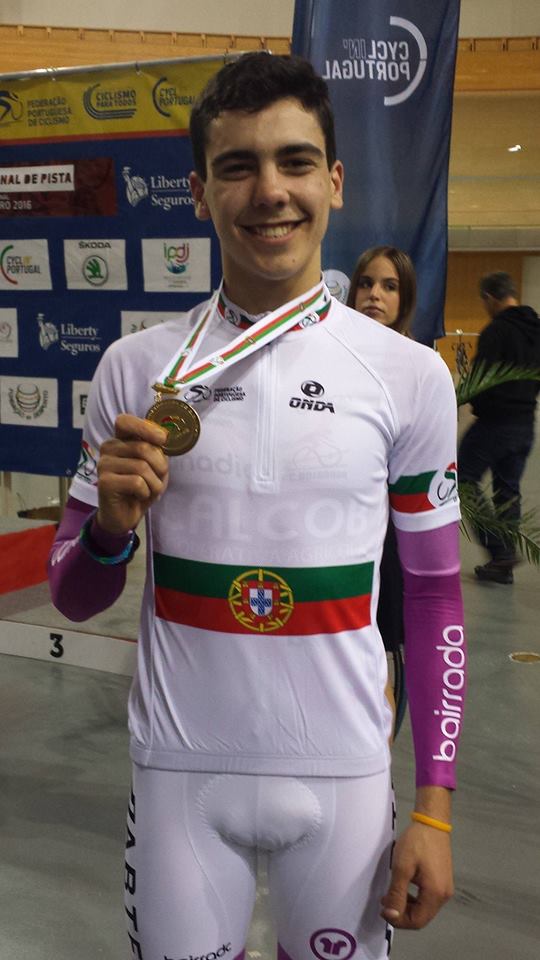 Junior vianense Iuri Leitão destacou-se no campeonato nacional de pista em ciclismo