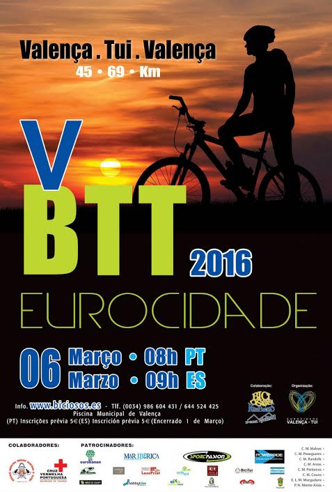 Vº Eurocidade BTT Valença – Tui com inscrições abertas para prova entre Portugal e Espanha