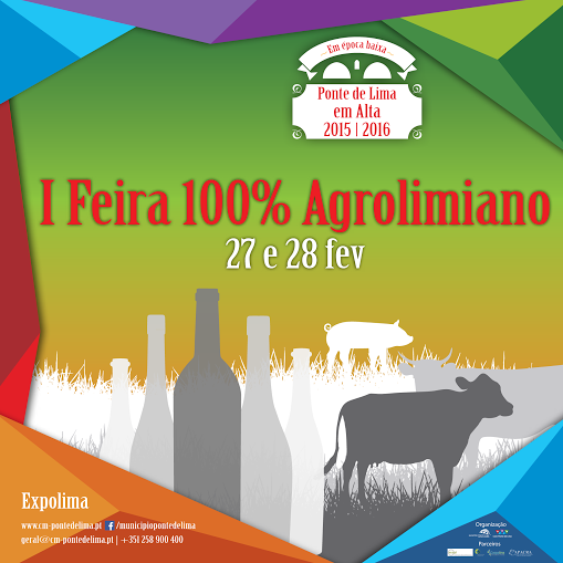 Expolima recebe I Feira 100% Agrolimiano com palestras e workshops este fim-de-semana