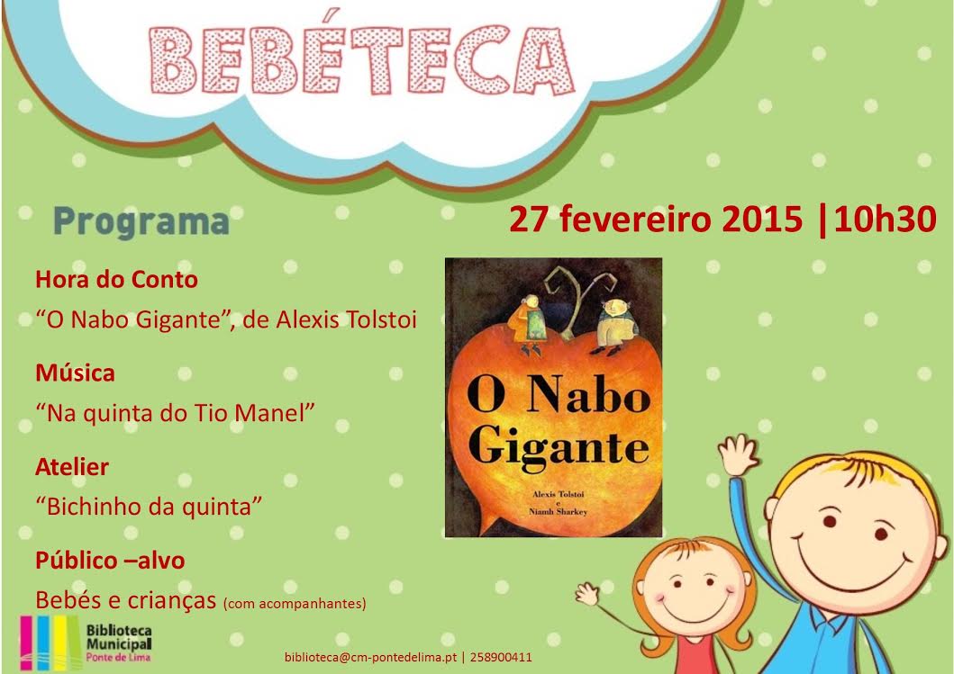 Biblioteca de Ponte de Lima promove mais uma sessão da ‘Bebéteca’