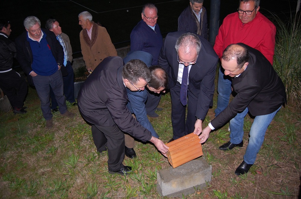 União Desportiva de Lanheses lançou primeira pedra das novas obras do campo de jogos