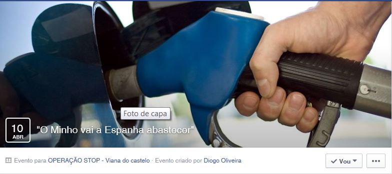 Evento no facebook convoca automobilistas do Minho para abastecer em Espanha