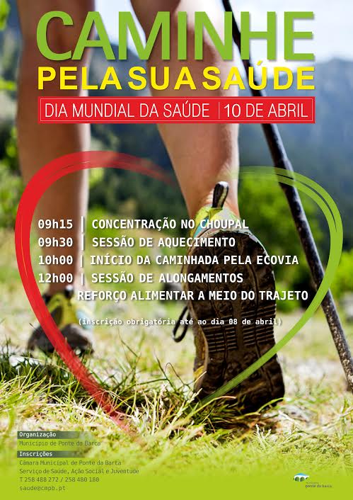 Caminhada pela ecovia assinala Dia Mundial da Saúde em Ponte da Barca