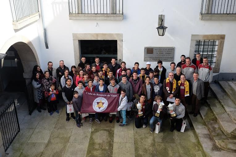 Clube de Basquete de Viana recebido pelo executivo municipal