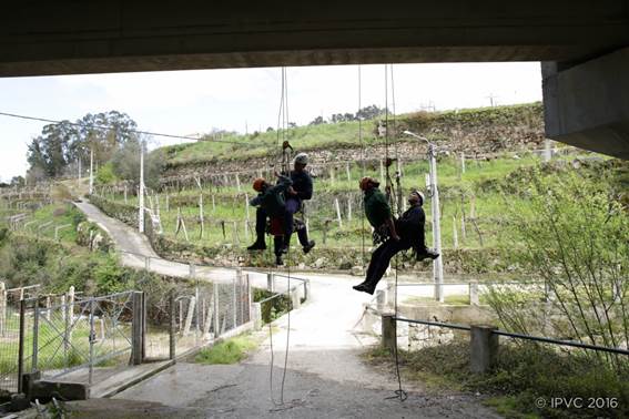 Alunos do mestrado em Desporto Natureza do IPVC recebem formação da Unidade de Intervenção em Montanha da GNR
