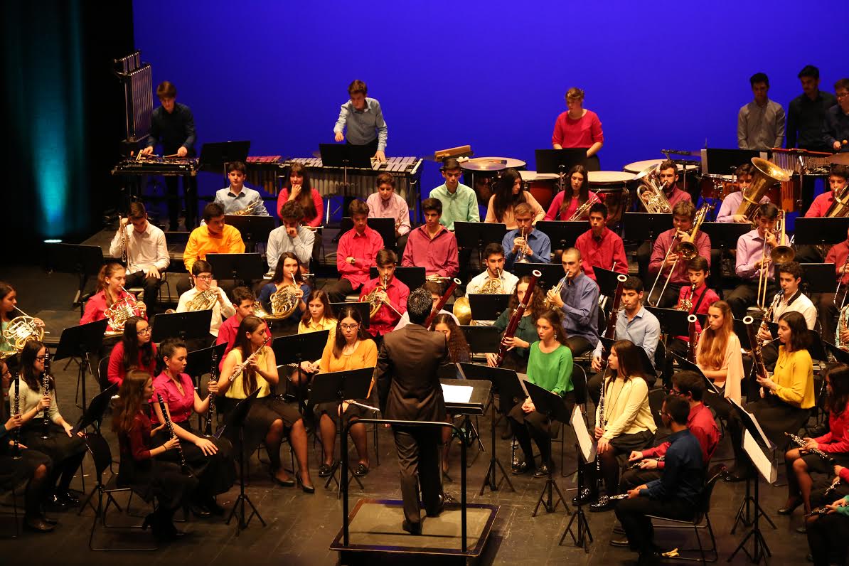 Orquestra de sopros da EPMVC interpreta obras do século XIX e XX no Sá de Miranda