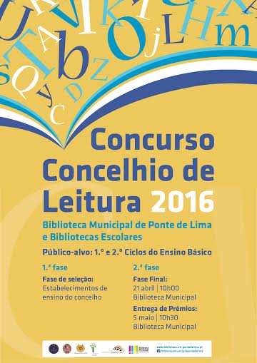 Ponte de Lima promove concurso de leitura para alunos do 1º e 2º ciclos do concelho