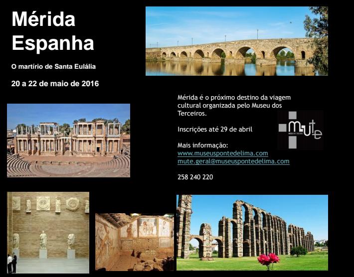 Museu dos Terceiros em Ponte de Lima abre inscrições para viagem a Espanha