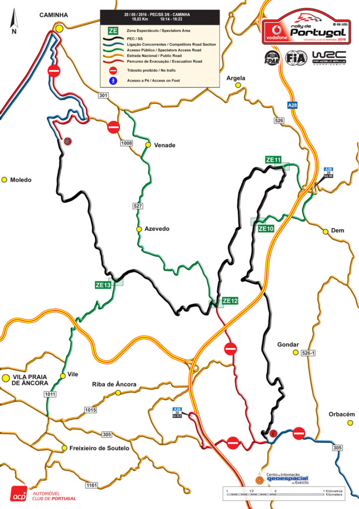 Rally de Portugal: Acessos Caminha: 20.05.2016 | 18,03km | 10:14 – 16:23