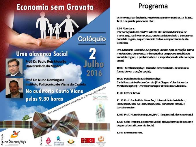 “Economia sem gravata” é tema de debate em Viana do Castelo