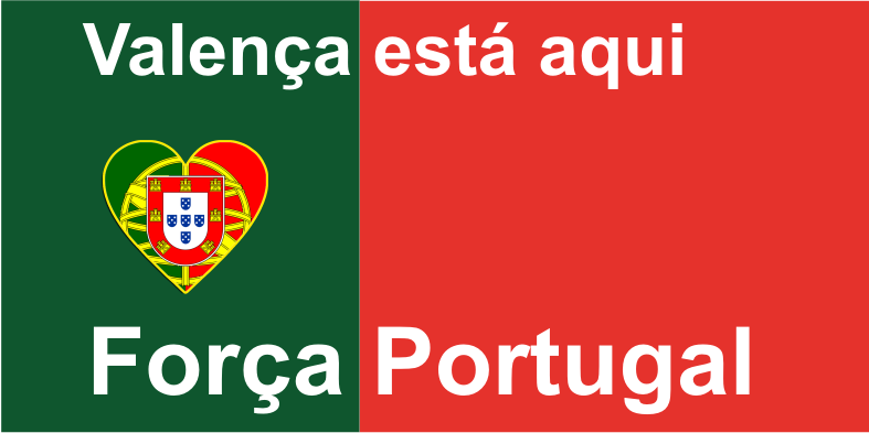 Valença leva faixa de apoio à seleção nacional que disputa campeonato europeu de futebol