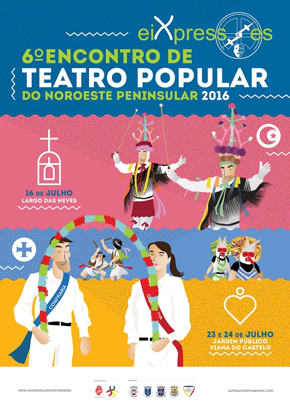 Eixpressões- Encontro de Teatro Popular do Noroeste Peninsular decorre dias 23 e 24 de Julho