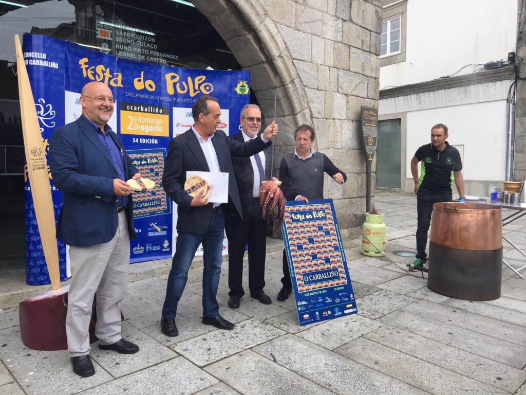 Festa do Polvo de Carballiño promove-se em Viana e Romaria da Agonia mostrar-se ao município galego