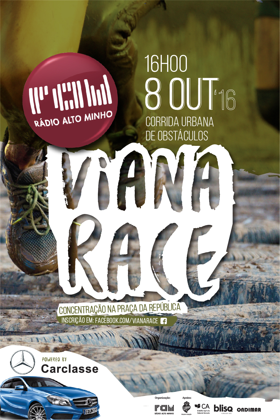 Corrida urbana de obstáculos “Rádio Alto Minho-Viana Race” chega à cidade no dia 08 de outubro