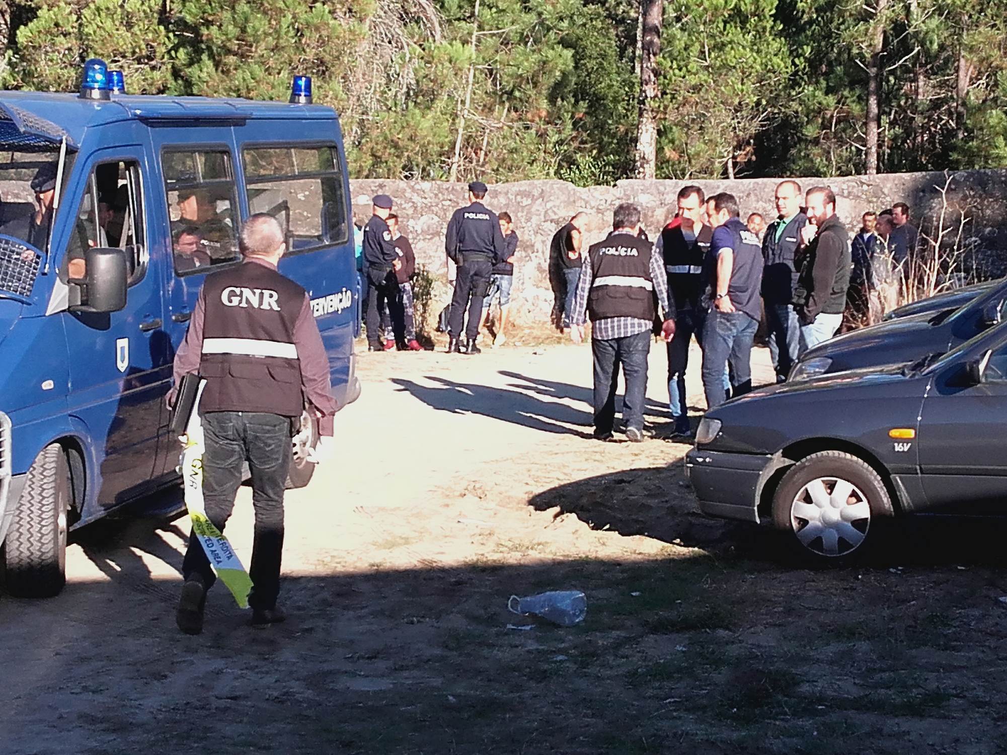 Operação da GNR E PSP de Viana em acampamento de Darque relacionada com furtos