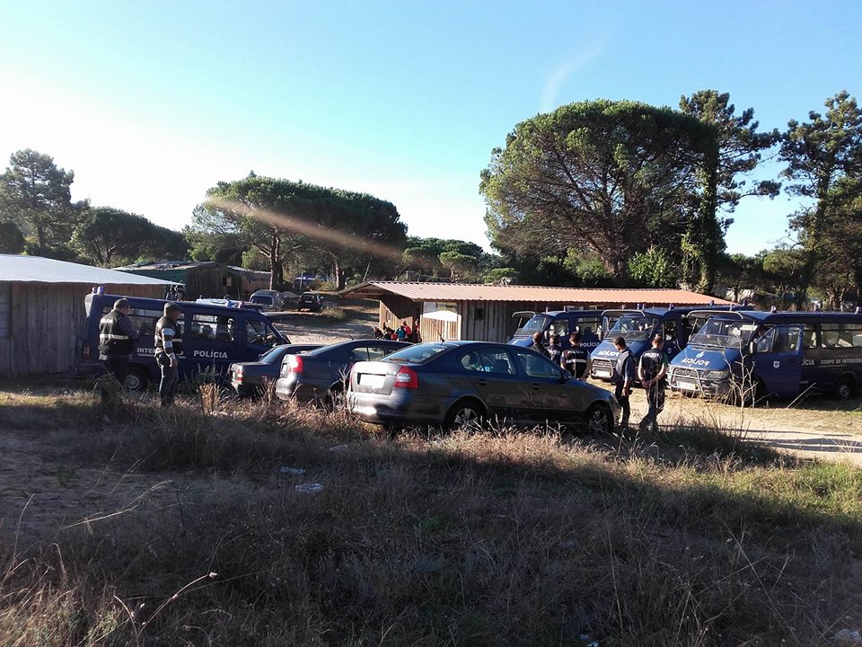 Operação da GNR E PSP de Viana em acampamento de Darque relacionada com furtos