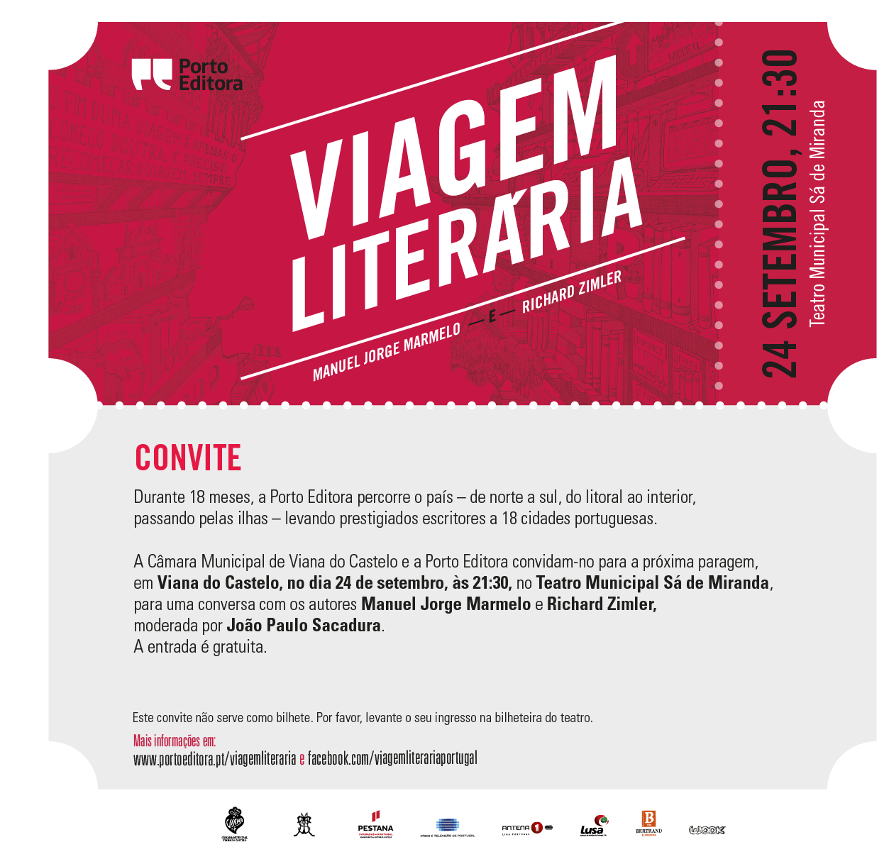 Viagem Literária termina em Viana depois de percorrer 18 cidades em 18 meses com 22 escritores