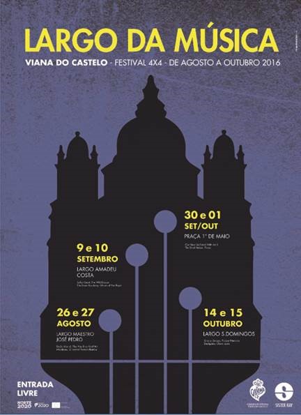 Largo de São Domingos em Viana recebe último “Largo da Música – Festival 4X4”