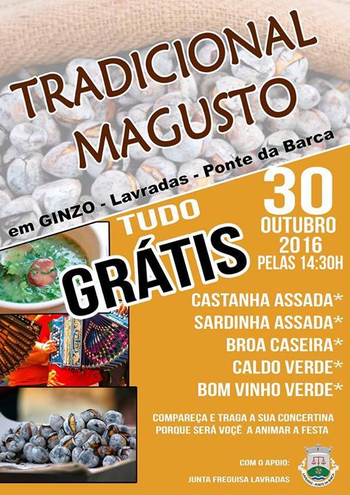Ponte da Braca : Tradicional magusto em Ginzo Lavradas