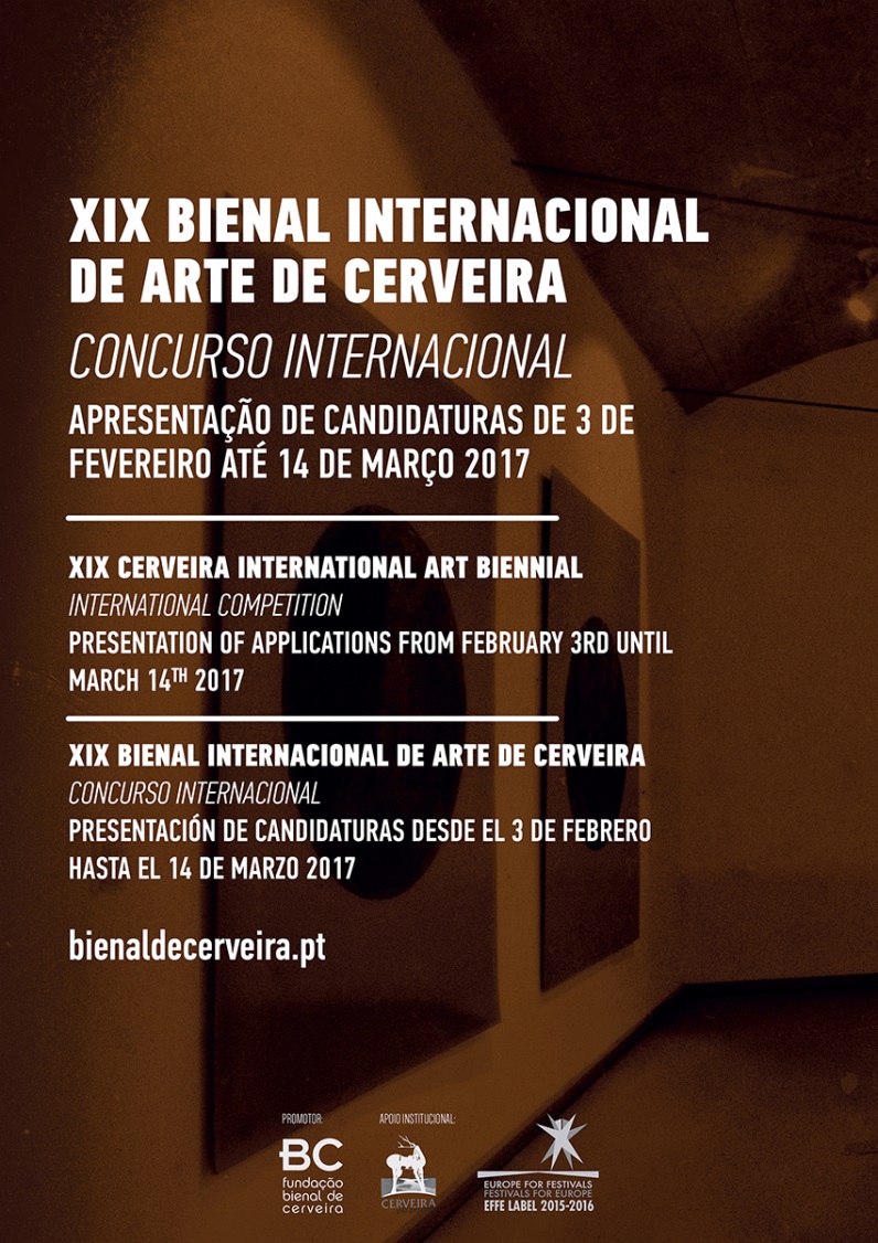 Lançado concurso internacional da edição 2017 da Bienal de Vila Nova de Cerveira