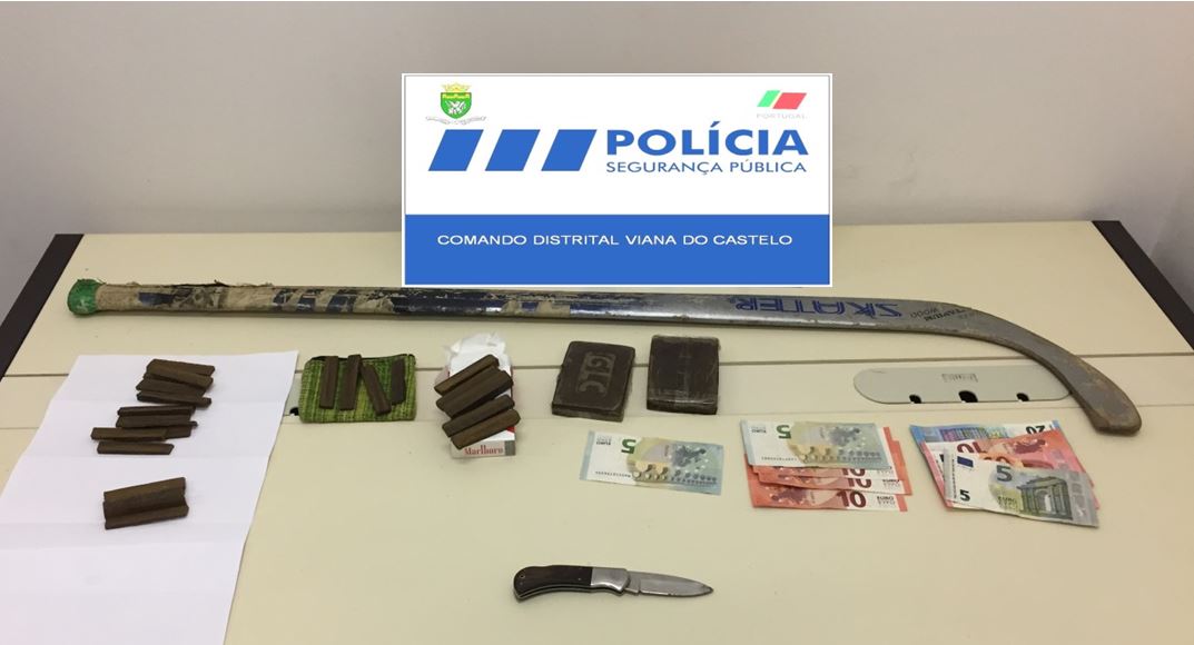 PSP de Viana detém na Abelheira quatro jovens com 600 doses haxixe