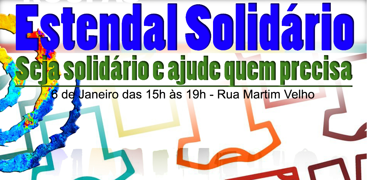 Associação de Viana instala estendal solidário em rua da cidade para ajudar carenciados