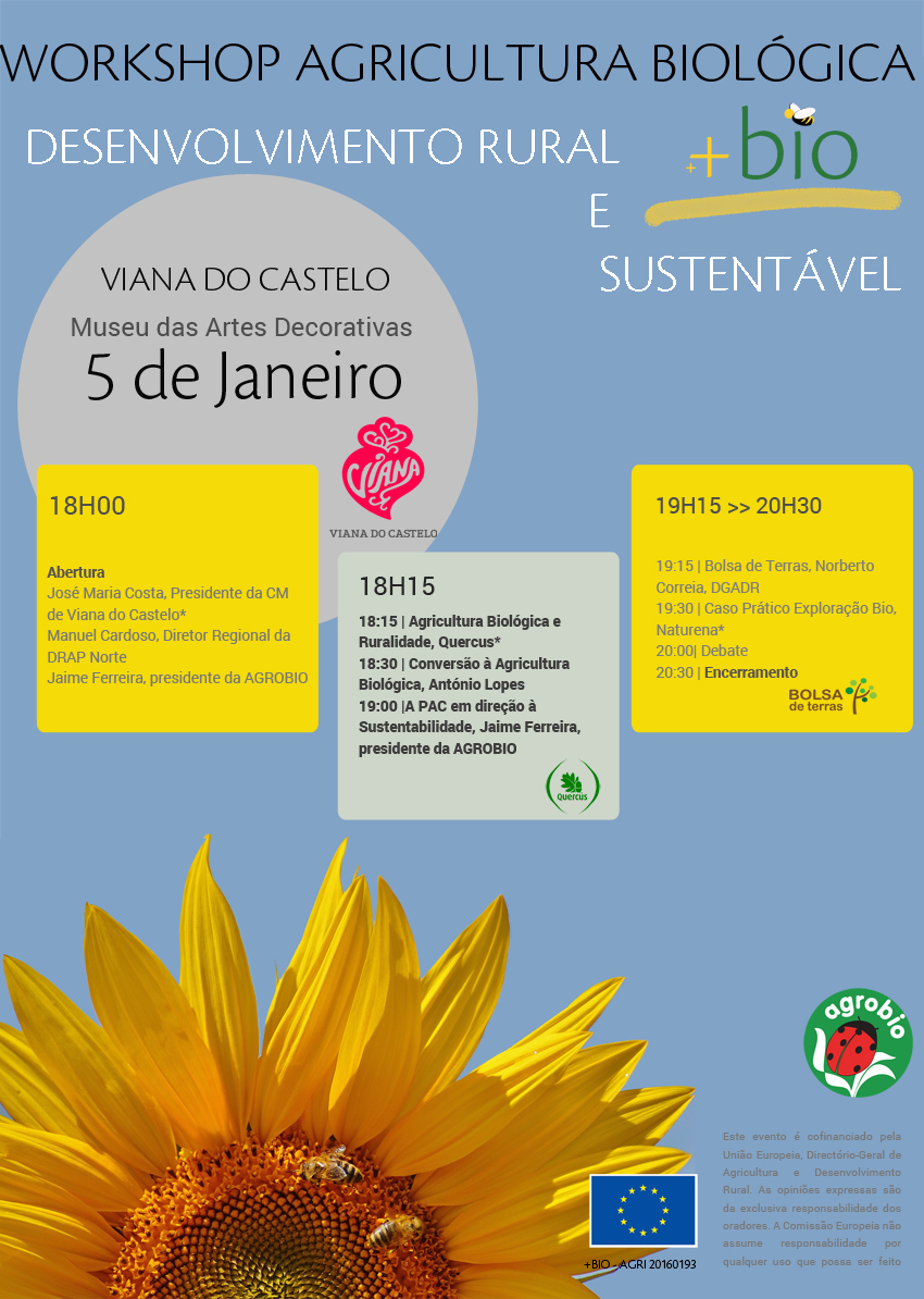 Viana recebe workshop sobre agricultura biológica e desenvolvimento rural sustentável