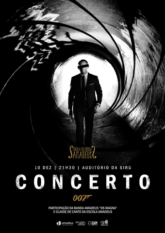 SIRD apresenta sábado o “Concerto 007”