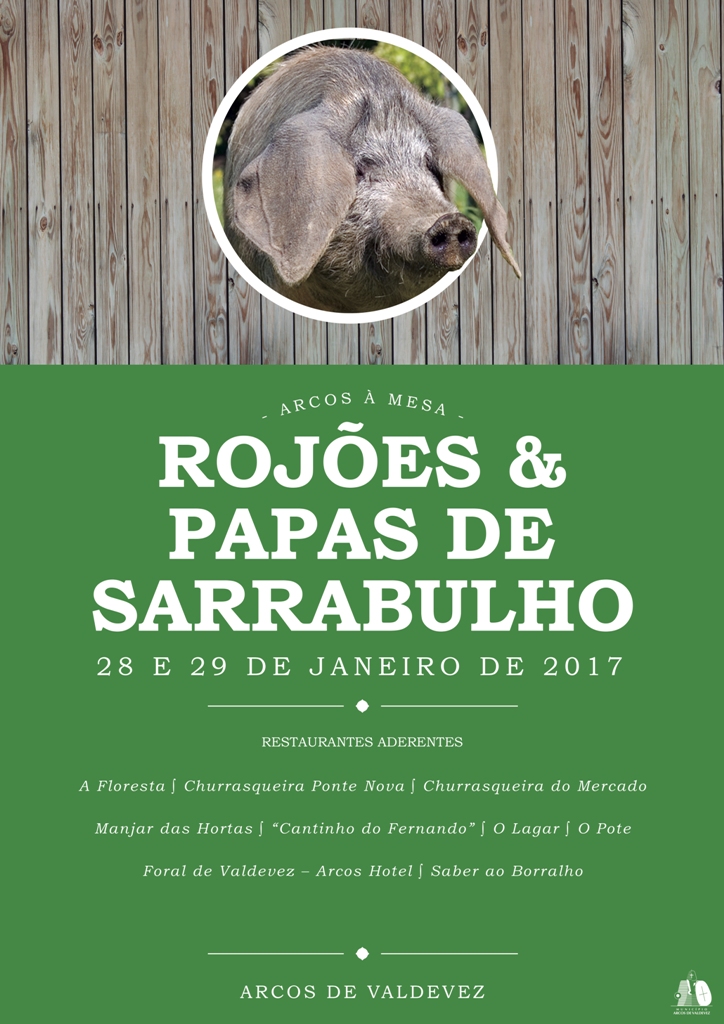 Ciclo gastronómico dos rojões e papas de sarrabulho é este fim de semana em Arcos de Valdevez