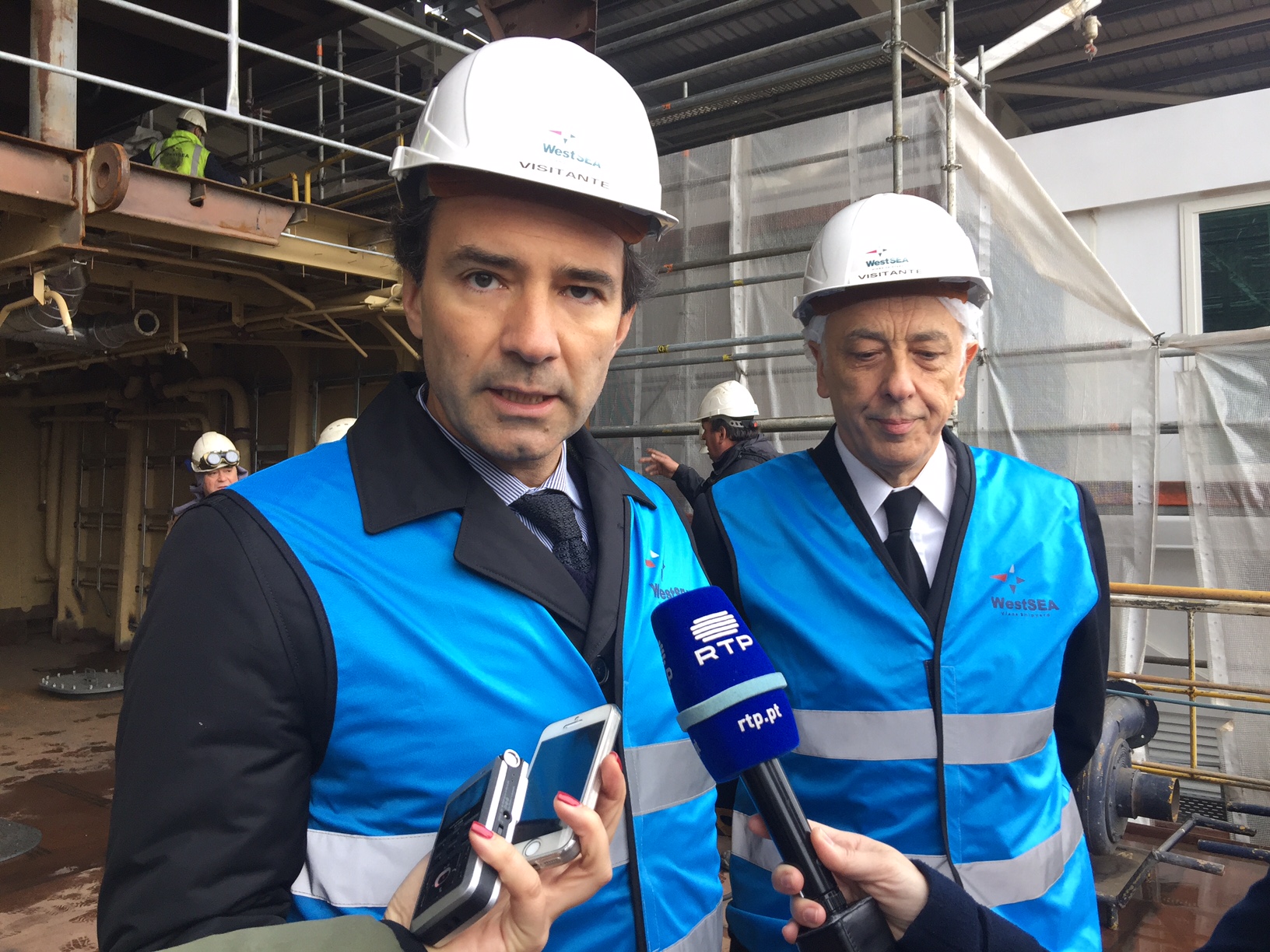 Navios patrulha em construção nos estaleiros da WestSea prontos em meados de 2018