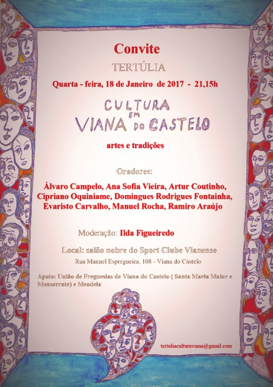 Tertúlias sobre Cultura em Viana retomadas dia 18