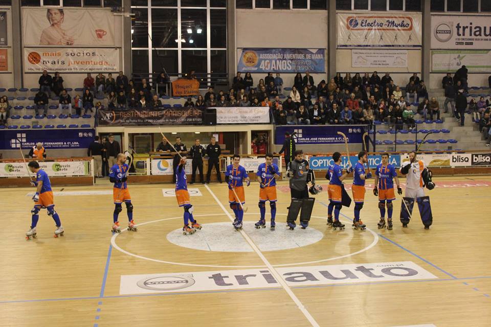 Hóquei em Patins: Juventude de Viana perde com Oliveirense em jogo bem disputado