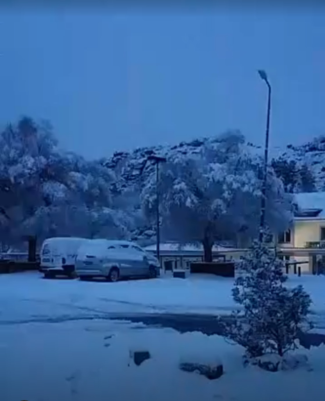 Cai neve no Alto Minho