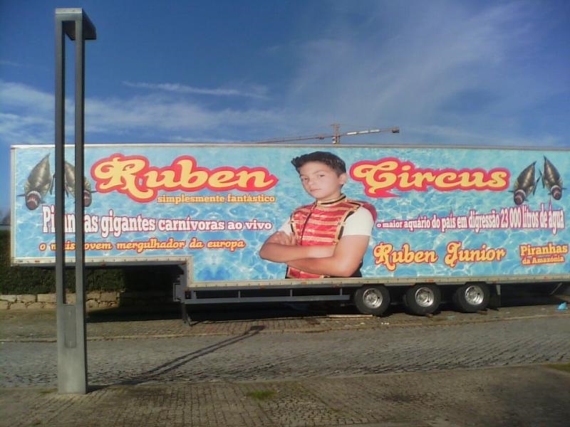 Proprietário de circo instalado em Viana rejeita maus tratos a animais