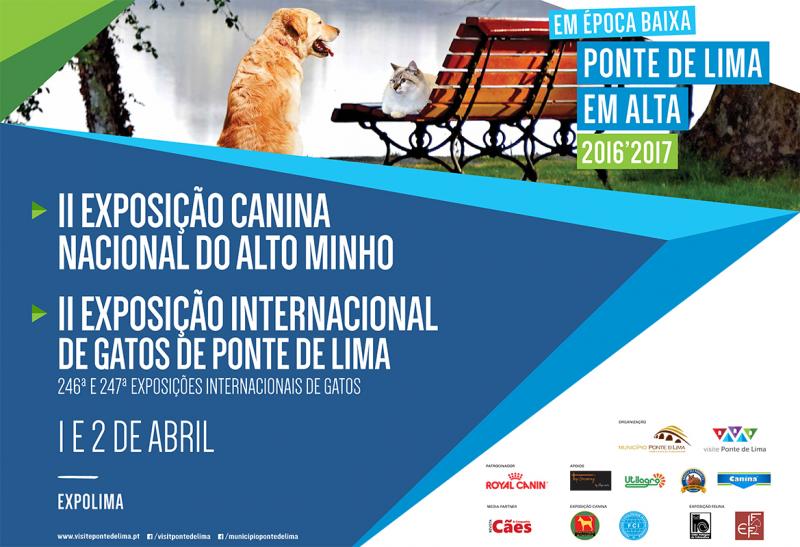 Ponte de Lima acolhe II exposição canina nacional do Alto Minho