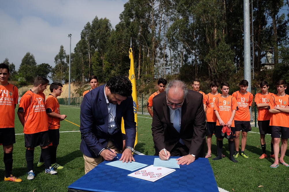 Câmara apoia construção de balneários de campo da Associação Desportiva de Barroselas.