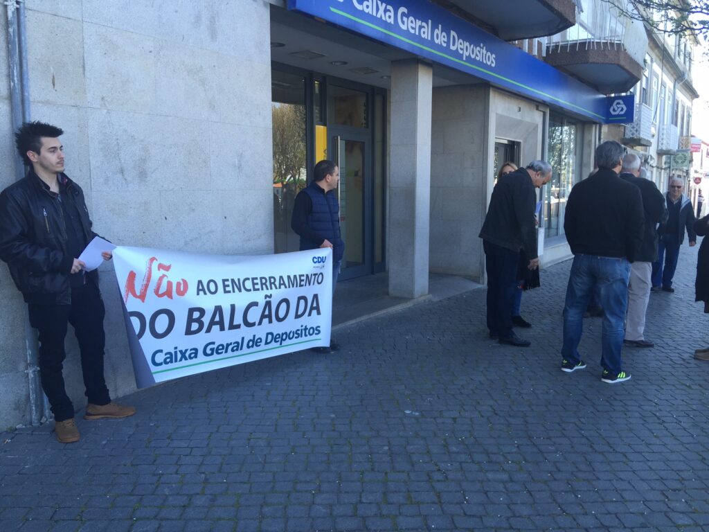 CDU promete continuar lutar contra fecho da CGD no Campo da Agonia marcado para dia 28