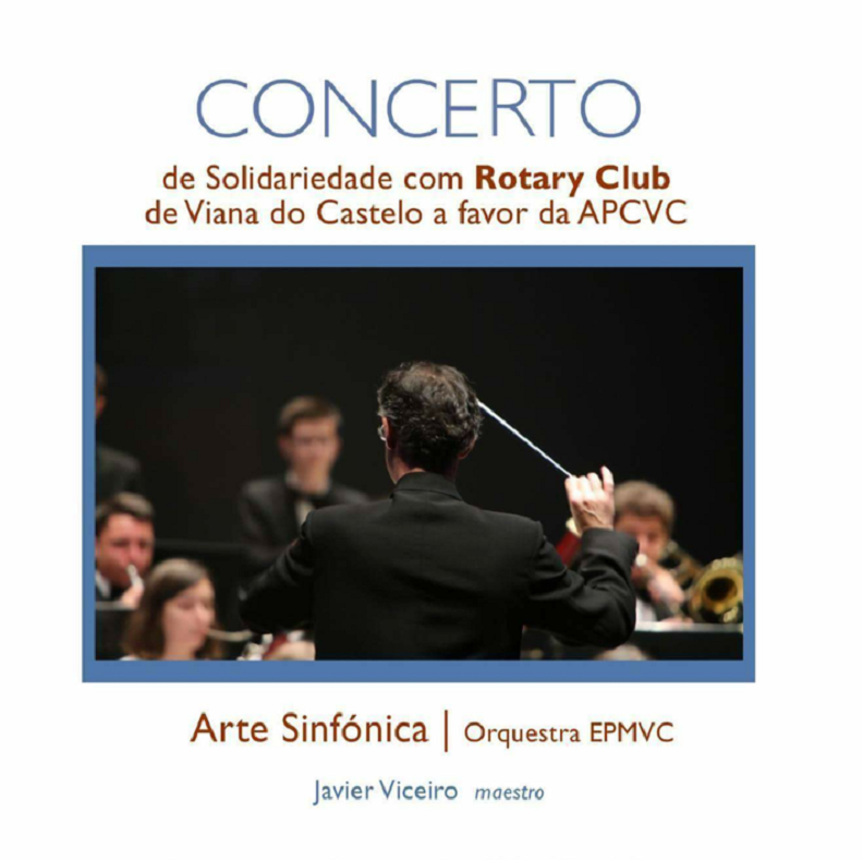 Orquestra da EPMVC em concerto de solidariedade com Rotary Club de Viana