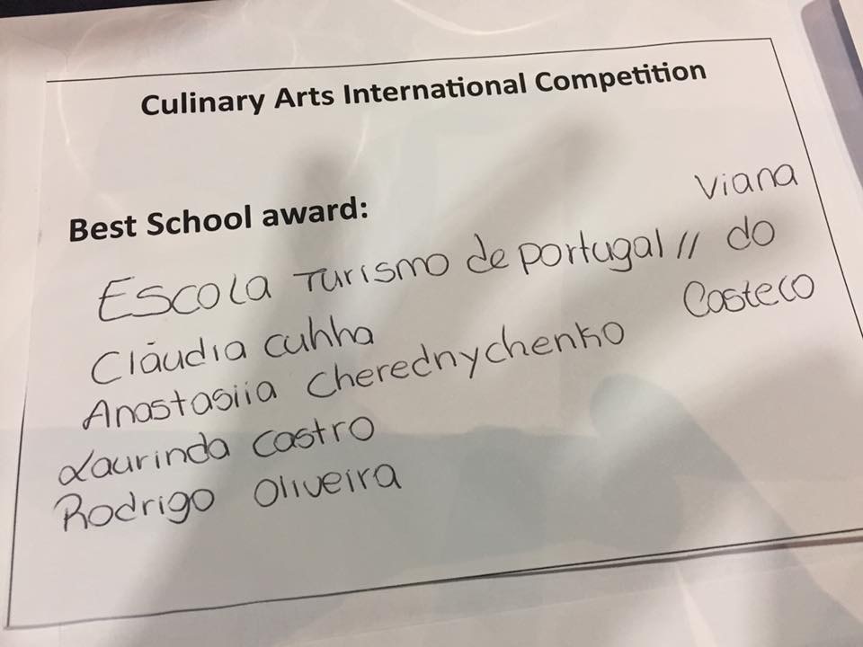 Alunos de escola de hotelaria de Viana arrecadam 6 de 10 prémios de concurso internacional