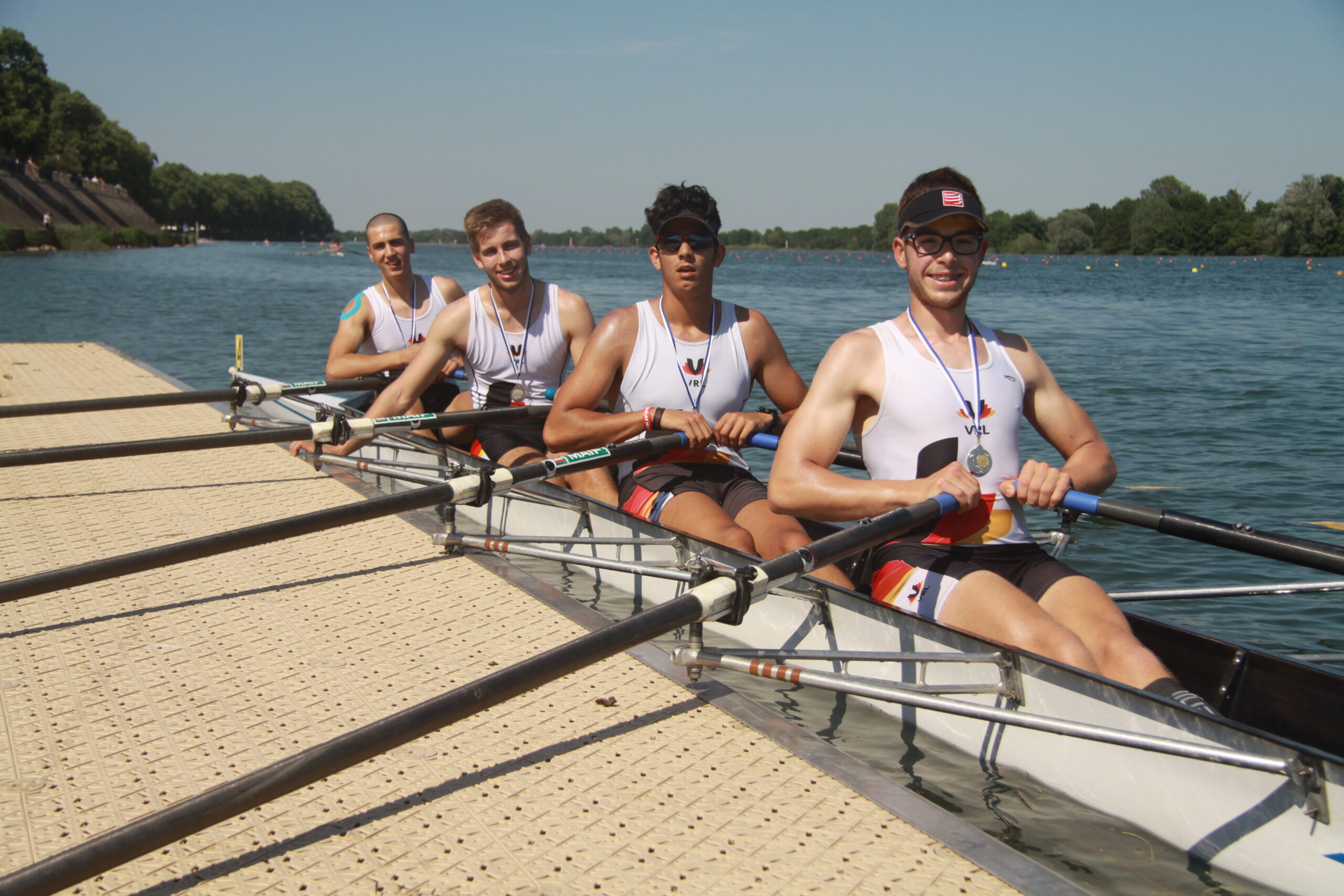 Viana Remadores do Lima ganha duas medalhas de prata em Regata Internacional em França