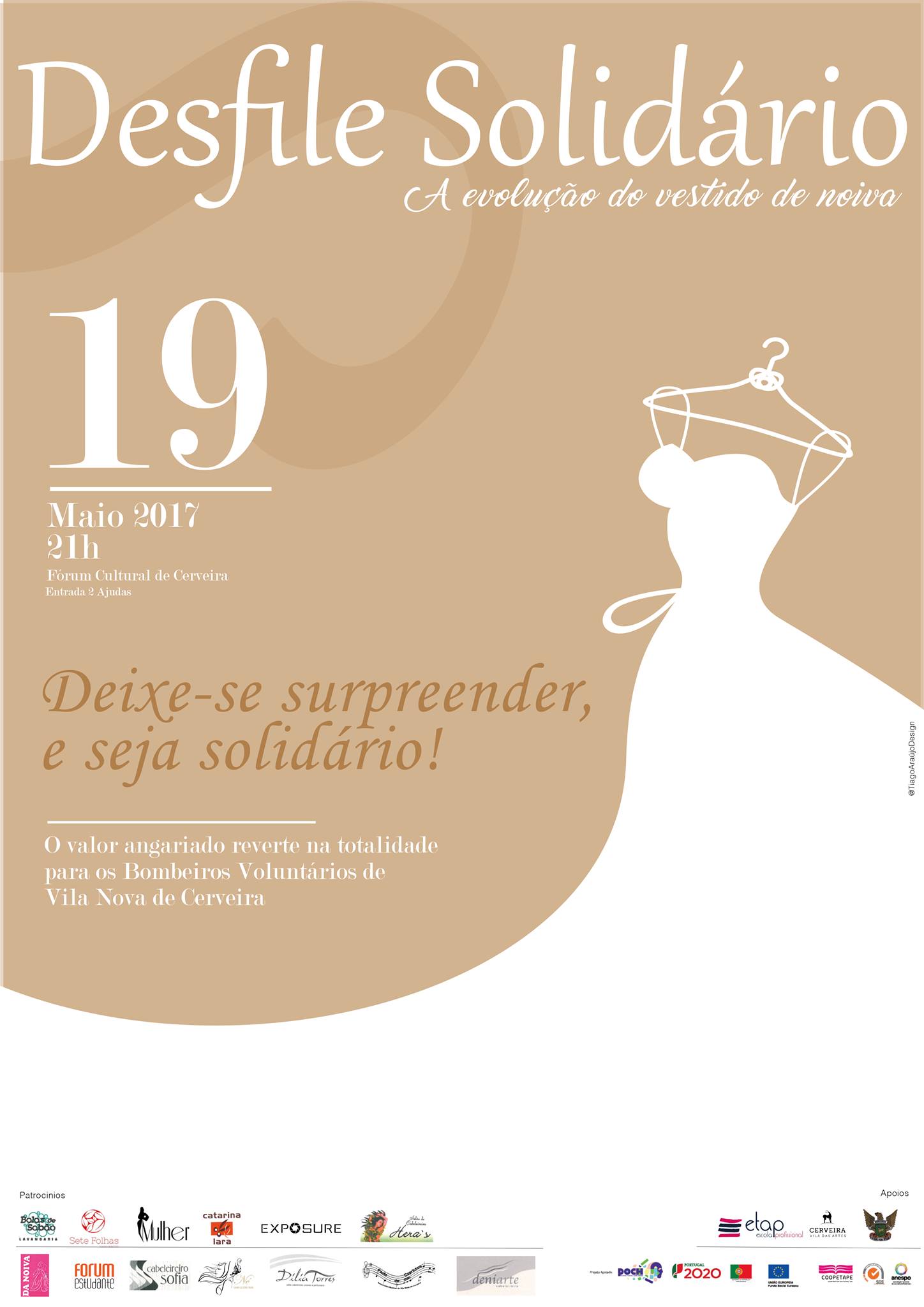Evolução do vestido de noiva em desfile solidário em Vila Nova de Cerveira